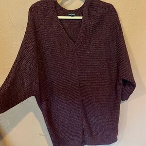 Batwing sweater/ sweater dress